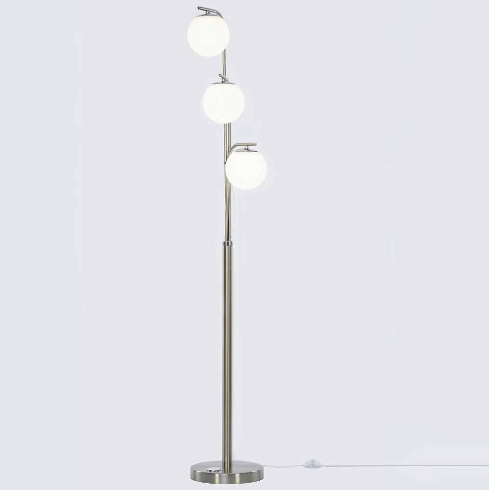 Citilux Адам Смарт CL228A931 RGB LED Умный торшер Матовый Хром
