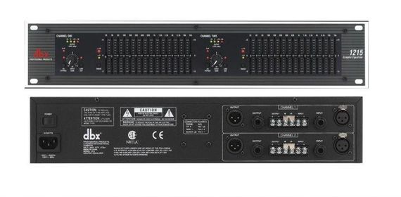 DBX 1215 двухканальный 2/3 октавный графический эквалайзер