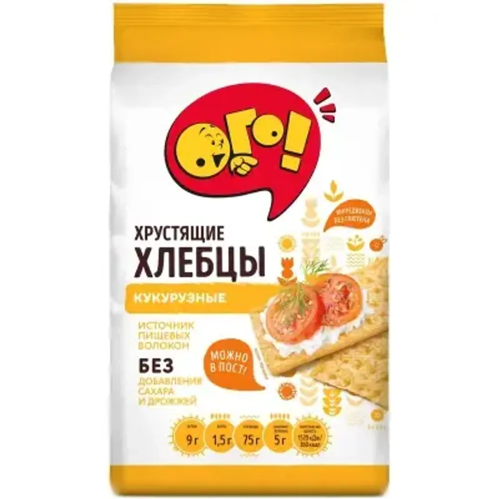 ОГО Хлебцы кукурузные 75гр