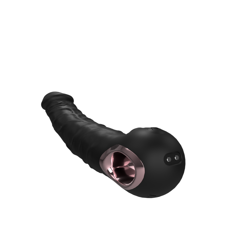 Силиконовый вибратор черный SW3020Black