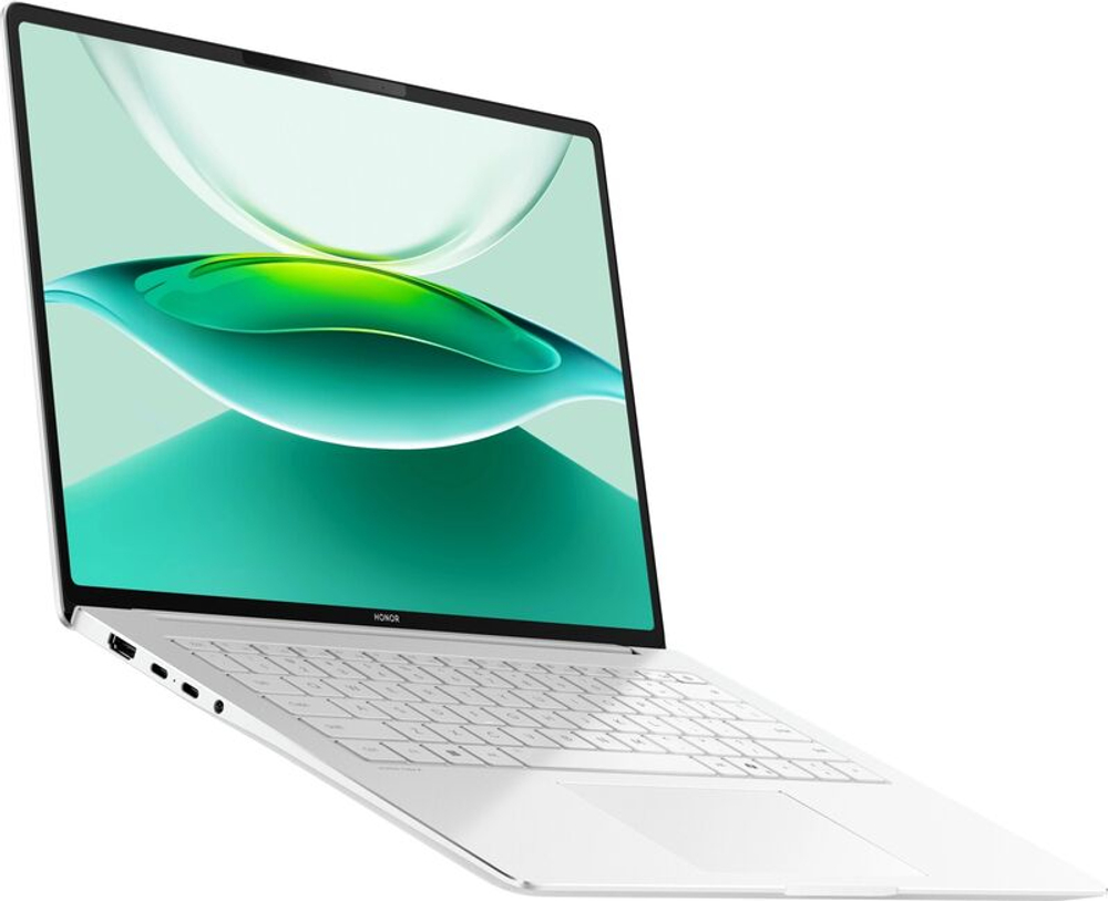 Ноутбук HONOR MagicBook Pro 14 2025, Ultra 9 285H, 32GB, 1TB, OLED, Сенсорный, Белый