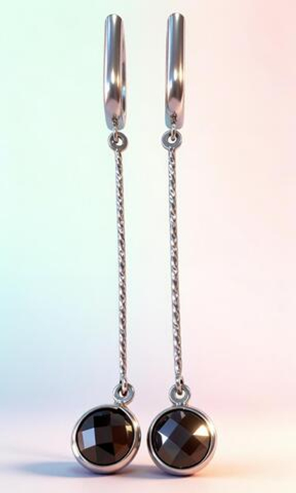 Ювелирные серьги из серебра 925 пробы