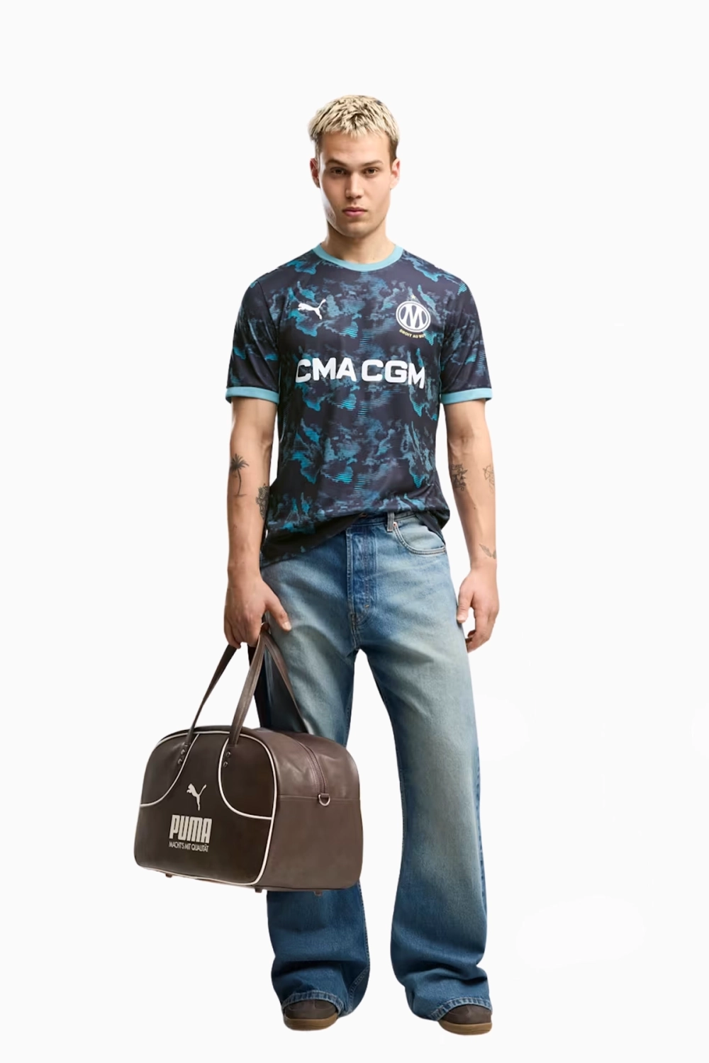Футболка Puma Olympique de Marseille 26/27 Away - темно-синий