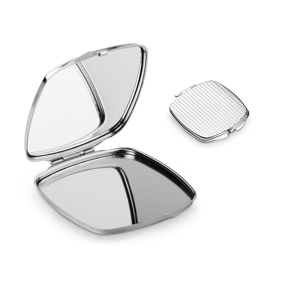 SHIMMER. Двойное металлическое зеркало для сумочки