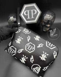 Барсетка клатч Philipp Plein Monogram мужская оригинал премиум