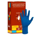 Перчатки Safe&Care-HIGH RISK DL 216 повышенной прочности размер ХL латексные смотровые нестерильные неопудренные 25 пар