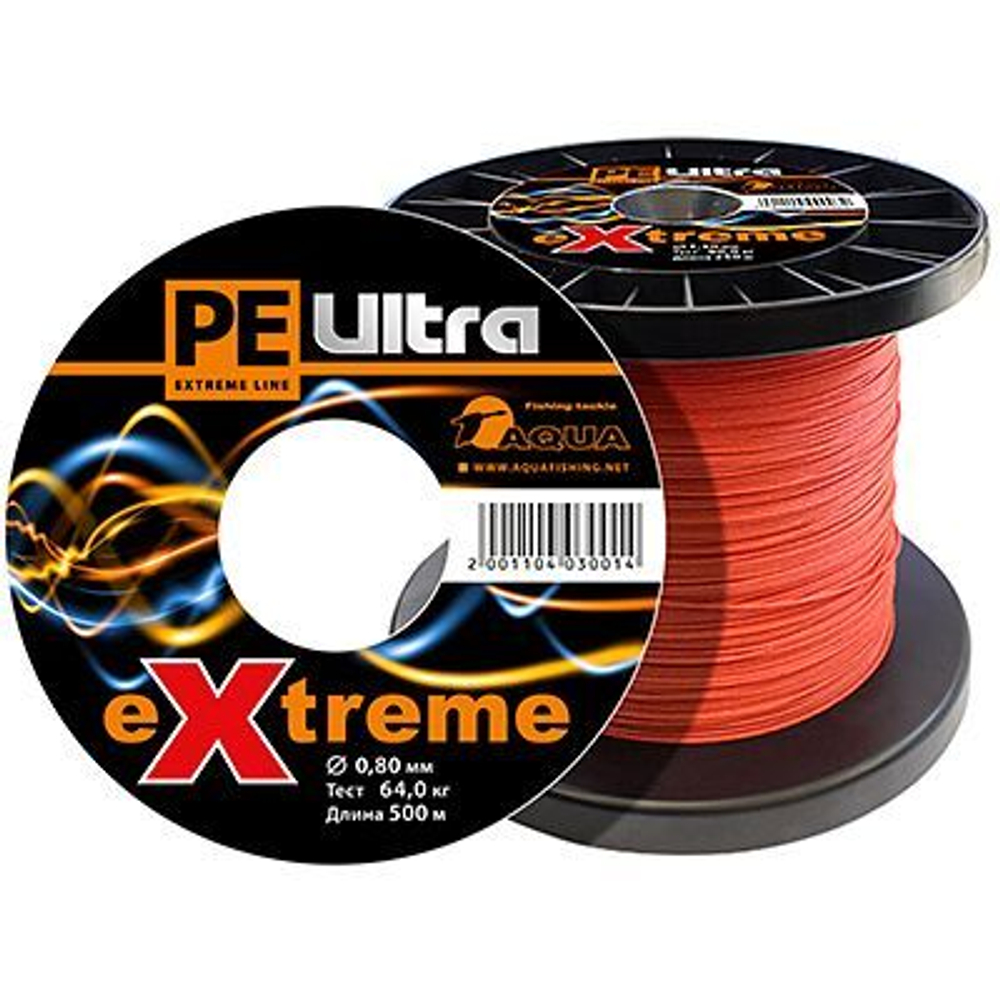 Плетеный шнур для рыбалки AQUA PE ULTRA EXTREME