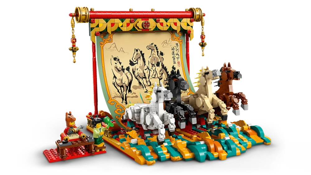 Конструктор LEGO 80119 Galloping Horses Canvas