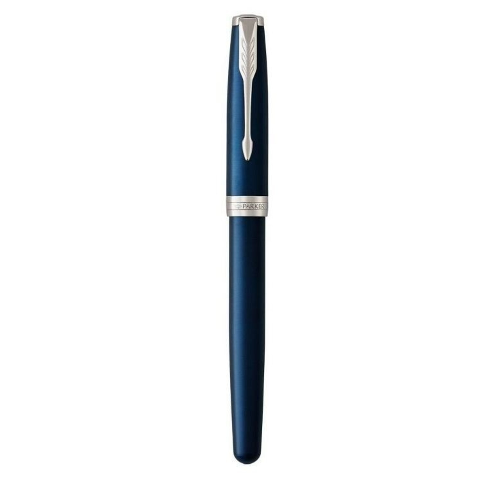 Перьевая ручка Parker Sonnet Blue Subtle CT, перо: F, цвет чернил: black, в подарочной упаковке