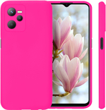 Мягкий Soft Touch чехол из силикона для REALME C35 с бархатной подкладкой