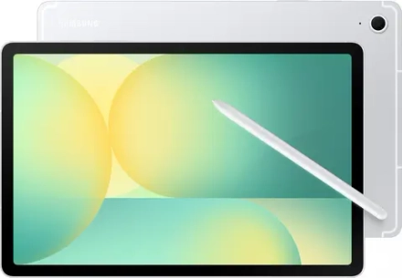 Планшет Samsung Galaxy Tab S10 FE SM-X526B 1580 (2.9) 8C RAM12Gb ROM256Gb 10.9" TFT 2304x1440 5G eSIM Android 15 серебристый 13Mpix 12Mpix BT WiFi microSD 1Tb 8000mAh