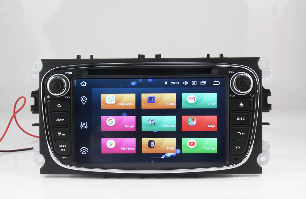 Установочный комплект для FORD Focus II, Mondeo, S-MAX, Galaxy, Tourneo/Transit Connect серебро  KUBERG MKD-7028S-P30