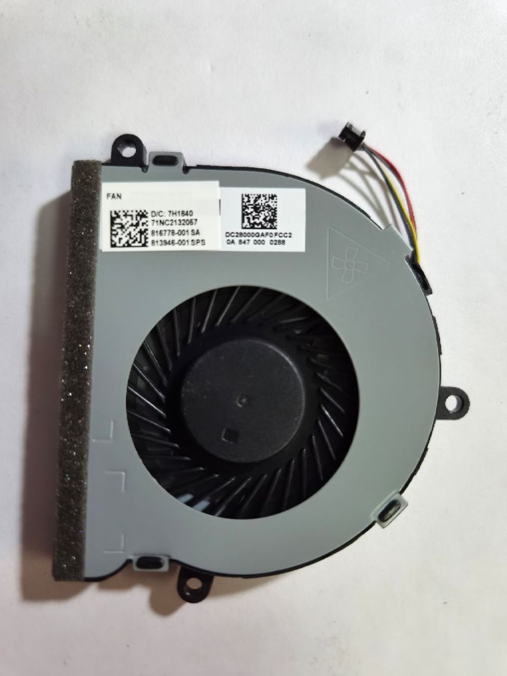 Вентилятор для HP 15-AC, 15-AF, 15-AY, 816778-001