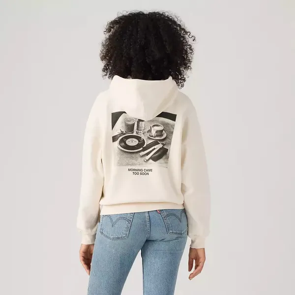 Толстовка женская LEVI'S GR VINTAGE BOXY HOODIE HOODIE FOG CITY S