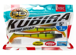 Виброхвосты LJ 3D Series KUBIRA SWIM SHAD 5,0in (12,50)/PG14 3шт.