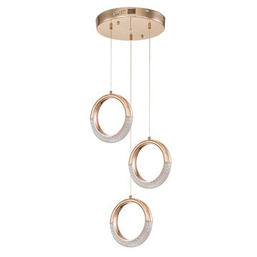 Подвесная светодиодная люстра 12W 4000К A7777SP-3GO золото Montana Arte Lamp