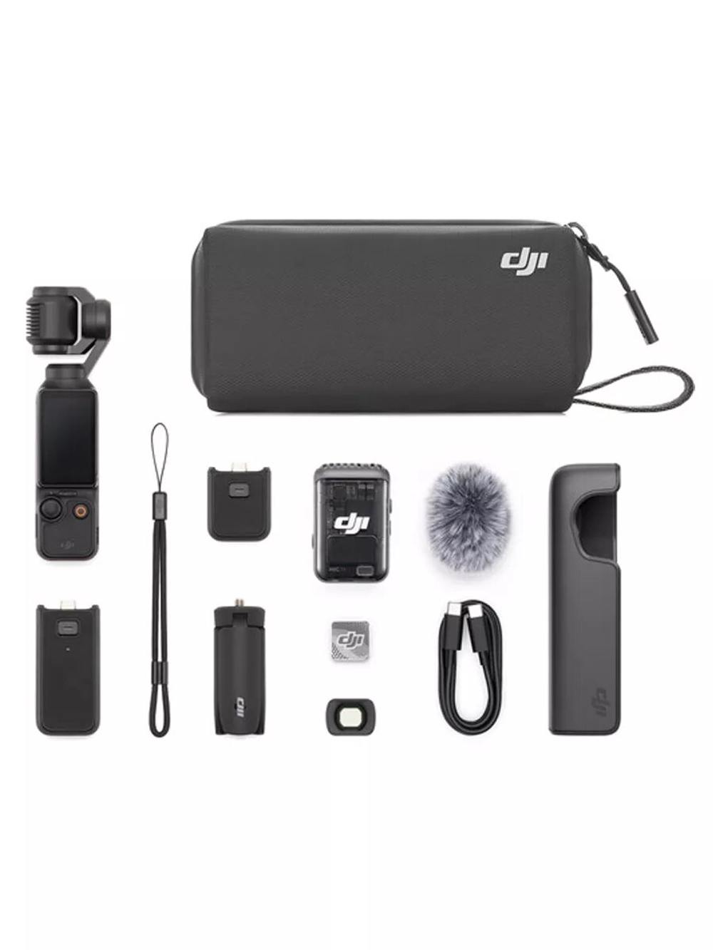 Экшн-камера DJI Osmo Pocket 3 Creator Combo, Видеокамера с 1' CMOS и видео 4K / 120 кадров в секунду, черный
