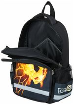 Рюкзак ПИФАГОР SCHOOL для начальной школы, "Fire goal", 270658