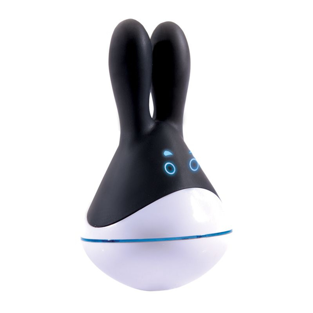 Чёрный клиторальный вибратор Muse Massager с ушками (Цвет: черный)