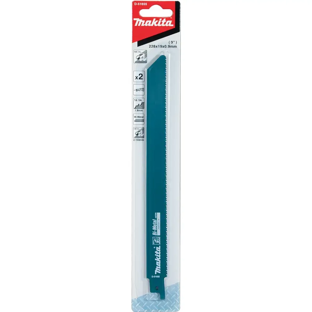 Сабельная пилка для металла 225x0,9x14TPI Makita D-51655