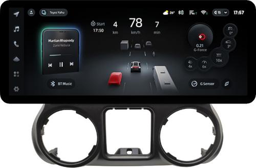 Магнитола для Jeep Wrangler 3 2014-2018 - Teyes CC4PRO монитор 12.3" 2K QLED + рамка 10, Android 13, Быстрейшая, Snapdragon 778G, ИИ, CarPlay, DSP, 4G SIM-слот