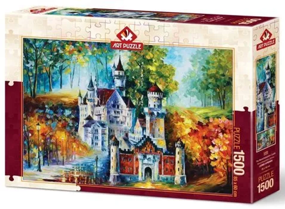 Пазл ART PUZZLE "Замок Нойшванштайн", 1500 деталей , арт.5395, картонная основа, от 12 лет
