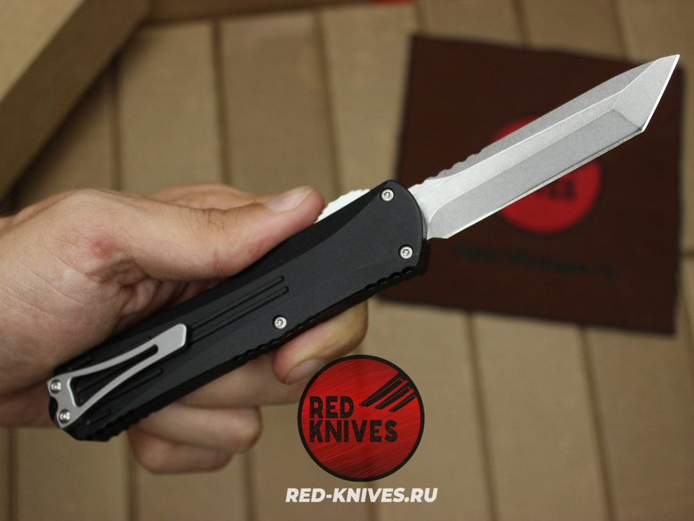 Heretic Knives Manticore-E T/E - черная рук, светлый клинок RK/Н94