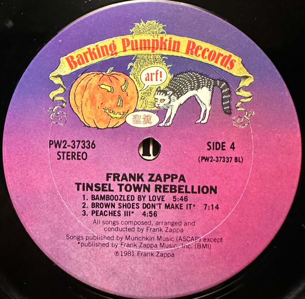 Frank Zappa - Tinsel Town Rebellion 2LP (США 1981г.)