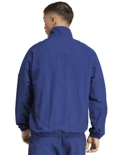 Мужская теннисная куртка Adidas Essentials With Small Logo - dark blue/white