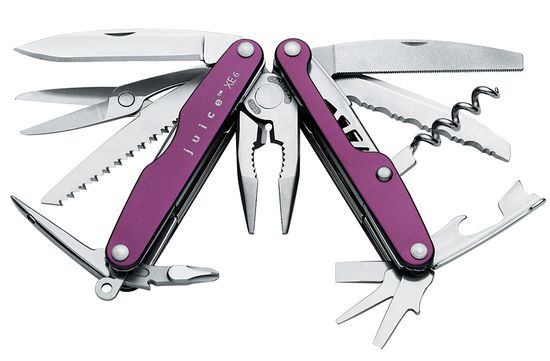 Мультитул-инструмент Leatherman Juice ХЕ6 (фиолет. "Гром") 78105092N