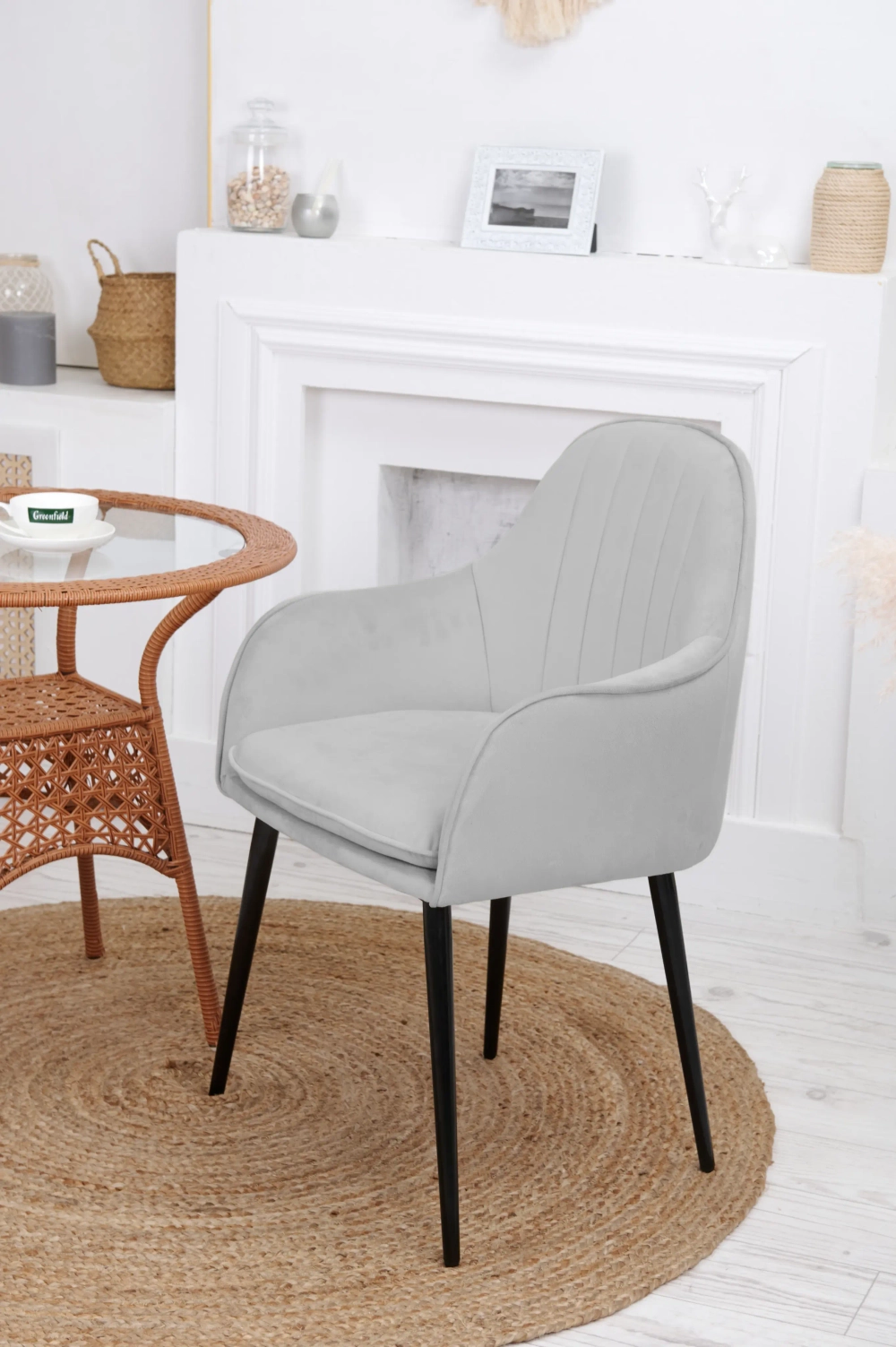 Стул Санрайс велюр, ножки металл Masscomplekt от производителя с доставкой по России курьером до адреса