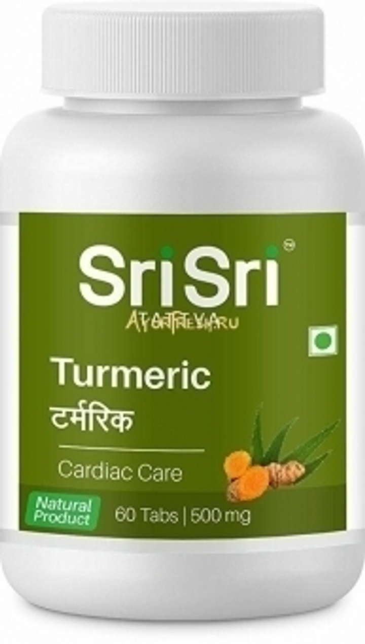 Sri Sri Tattva Turmeric Plus with Pepper Куркума + перец 500 мг 60 таб