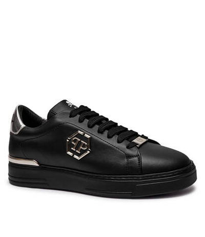 Кожаные кроссовки Hexagon Philipp Plein - черный(USC0676 PLE075N)