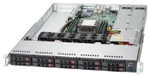 Сервер Supermicro SuperServer 1019P-WTR без процессора/без ОЗУ/без накопителей/количество отсеков 2.5" hot swap: 10/2 x 500 Вт/LAN 10 Гбит/c