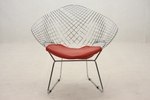 кресло Bertoia Diamond armchair (by Steel Arts)