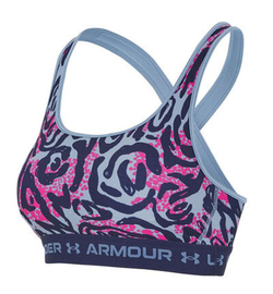 ТОП теннисный Under Armour Crossback Mid Print Sports Bra - Размер S