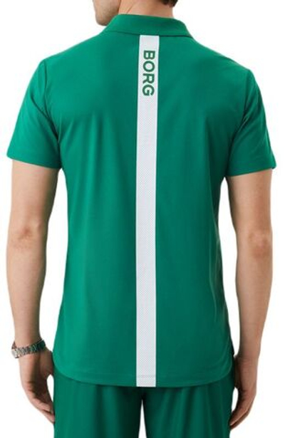 Мужское теннисное поло Björn Borg Ace Polo - verdant green