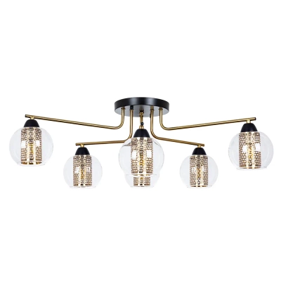 Потолочная люстра Arte Lamp MANCHESTER A7045PL-6BK, 6хE14