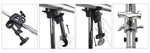 KUPO KCP-817 Quick Action Pipe Clamp. Зажим-струбцина (Ø25-55↓50)