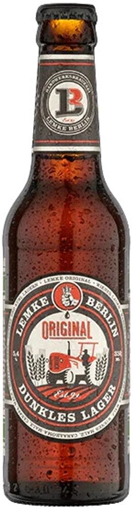 Пиво Лемке Берлин Оригинал Дунклес Лагер / Lemke Berlin Original Dunkles Lager 0.33 - стекло