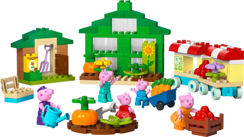 Конструктор LEGO Duplo 10461 Peppa Pig Сад и теплица дедушки