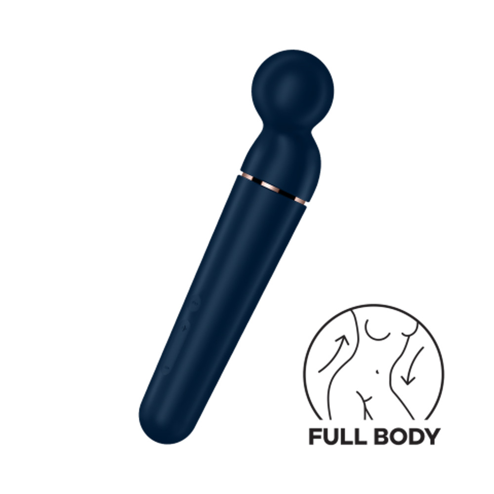 Универсальный вибромассажер Satisfyer Planet Wand-er синий