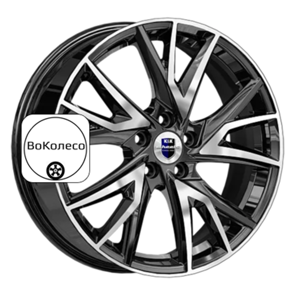 6,5x18/5x108 ET50 D63,35 Кайлас (КС1054) Алмаз черный K&K