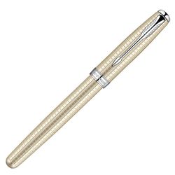 Перьевая ручка Parker Sonnet F535 PREMIUM Cisele Decal серебро 925 (16.71) Silv CT перо F (S0912490)