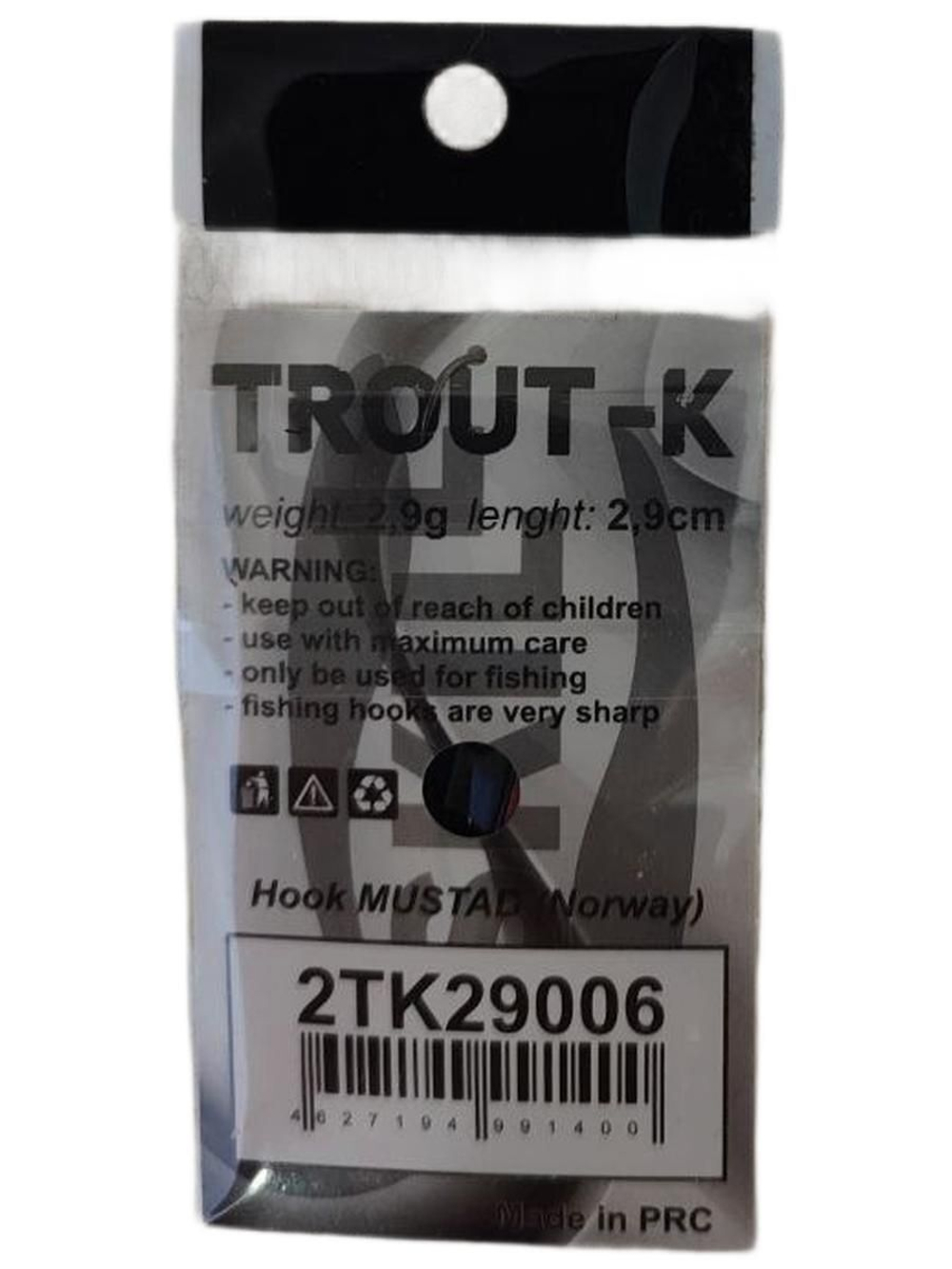 Блесна SKILL TROUT-K 2 цвет2тк29006