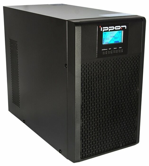 ИБП с двойным преобразованием IPPON Innova G2 Euro 3000, Schuko, черный (COM, USB)