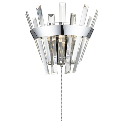 Citilux Вестерос CL307310 Бра хрустальное с выключателем Хром