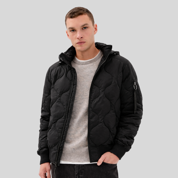 Куртка Alpha Industries Lightweight Down Jacket Black (Черный)