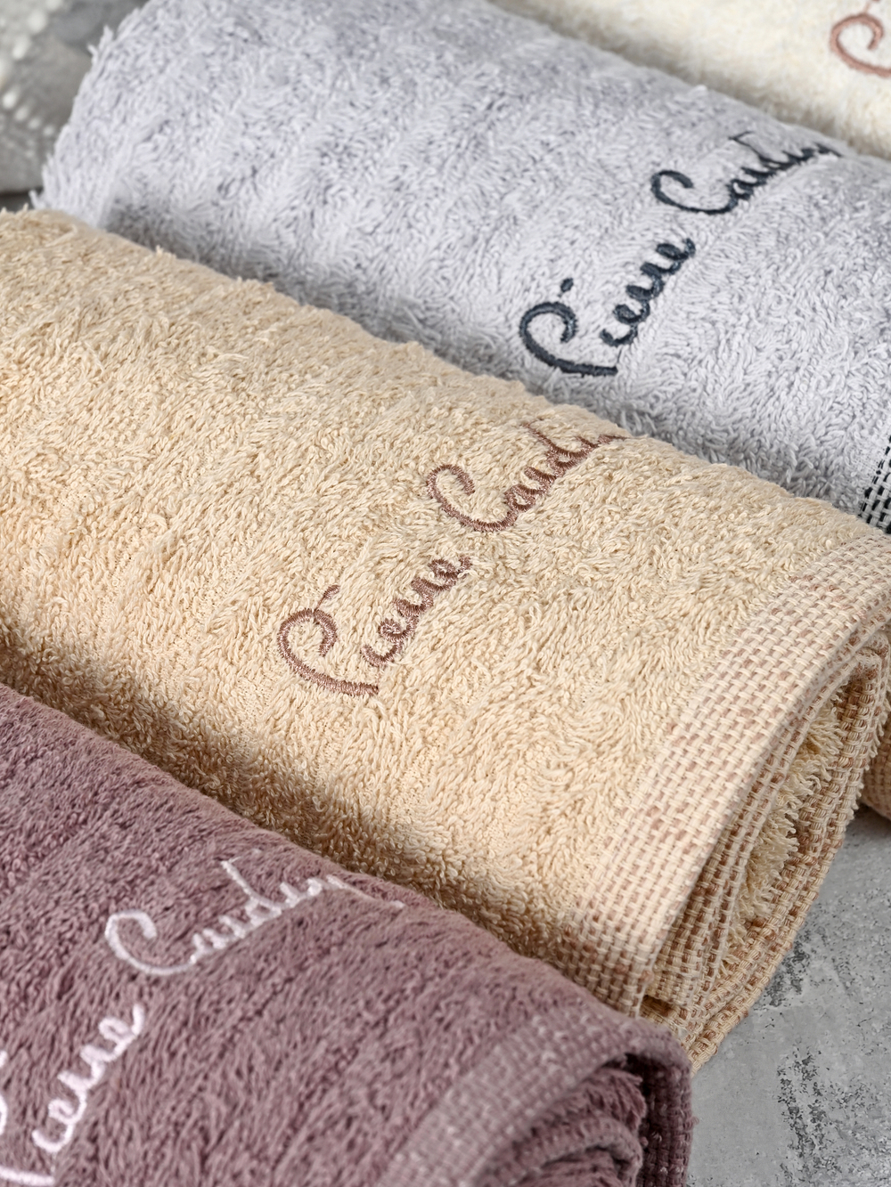 HAV00178 Набор полотенец для лица PIERRE CARDIN HOME из 4пр WAVE 50х90