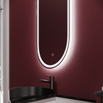 Зеркало с подсветкой Sancos Oval 450х900 мм, арт. OV45C